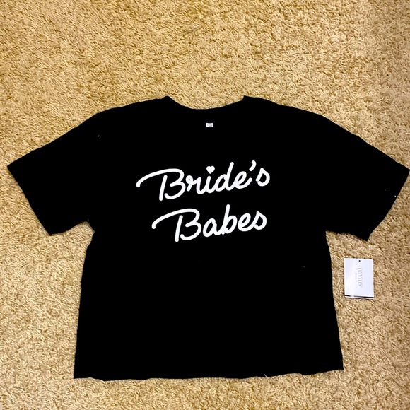 Bride’s Babe Cropped Tee - Picture 1 of 7